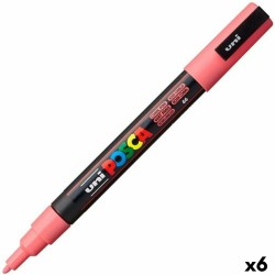 Ακρυλικό δείκτη χρώματος POSCA PC-3M Κοράλι 0,9-1,3 mm (x6)