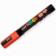 Ακρυλικό δείκτη χρώματος POSCA PC-5M Ruby 1,8-2,5 mm (x6) Ακρυλικό δείκτη χρώματος POSCA PC-5M Ruby 1,8-2,5 mm (x6)