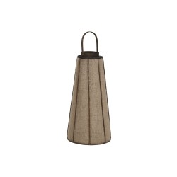 Κηροπήγιο Home ESPRIT Φυσικό Γιούτα Bamboo 33,5 x 33,5 x 66 cm