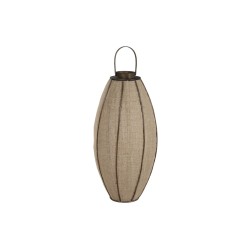 Κηροπήγιο Home ESPRIT Φυσικό Γιούτα Bamboo 40 x 40 x 80 cm