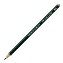 Μολύβι Faber-Castell 119005 Εξάγωνο 5B Πράσινο Οικολογικó (12 Μονάδες)