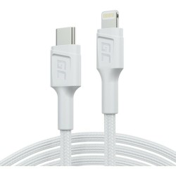Καλώδιο USB Green Cell KABGC31W Λευκό 30 cm