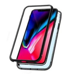 Κάλυμμα Κινητού Iphone XS Max KSIX Magnetic (2 pcs) Μαύρο
