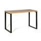 Γραφείο Unique TEO CTB-002 Καφέ Μαύρο 120 x 75,5 x 60 cm Γραφείο Unique TEO CTB-002 Καφέ Μαύρο 120 x 75,5 x 60 cm