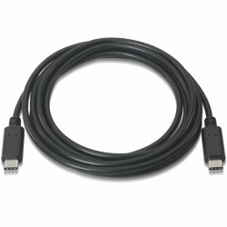 Καλώδιο USB-C Aisens A107-0056 Μαύρο 1 m