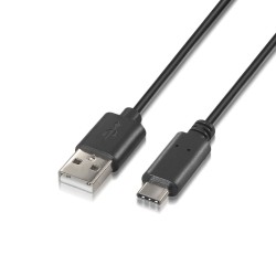 Καλώδιο USB A σε USB-C Aisens A107-0052 Μαύρο 2 m
