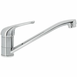 Kitchen Tap Rousseau SUN NF Γκρι Ασημί