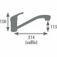 Kitchen Tap Rousseau SUN NF Γκρι Ασημί Kitchen Tap Rousseau SUN NF Γκρι Ασημί