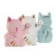 Kουμπαράς Home ESPRIT Ρητίνη Γάτα 12 x 9,5 x 16 cm (3 Μονάδες) Kουμπαράς Home ESPRIT Ρητίνη Γάτα 12 x 9,5 x 16 cm (3 Μονάδες)