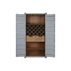 Μπουκαλοθήκη Home ESPRIT Sky μπλε 76,5 x 41 x 157,5 cm Μπουκαλοθήκη Home ESPRIT Sky μπλε 76,5 x 41 x 157,5 cm