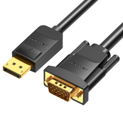 Αντάπτορας DisplayPort σε VGA Vention HBLBH Μαύρο 2 m