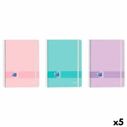 Ατζέντα Oxford LIVE&GO A5 15 x 21 cm 2025 (5 Μονάδες)