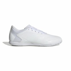 Παπούτσια Ποδοσφαίρου Σάλας για Ενήλικες Adidas Predator Accuracy.4 Λευκό Για άνδρες και γυναίκες