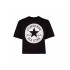 Παιδικό Μπλούζα με Κοντό Μανίκι Converse Signature Chuck Patch Boxy Tee Μαύρο