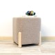 Puff Vinthera Moa Καφέ Ξύλο 34 x 34 x 38 cm (x2)
