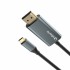 Καλώδιο USB-C σε HDMI Silver HT LOGAN Μαύρο