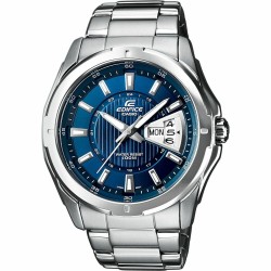 Ανδρικά Ρολόγια Casio EF-129D-2AVEF Ασημί 45 mm Ανοξείδωτο ατσάλι