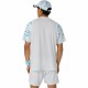 Kοντομάνικο Aθλητικό Mπλουζάκι Asics Game Ss Top Λευκό Ανοιχτό Μπλε Τένις Kοντομάνικο Aθλητικό Mπλουζάκι Asics Game Ss Top Λευκό Ανοιχτό Μπλε Τένις