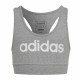 Αθλητικό σουτιέν Adidas Essentials Linear Logo Γκρι
