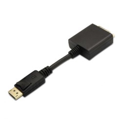 DisplayPort Αντάπτορας σε DVI Aisens Μαύρο 15 cm