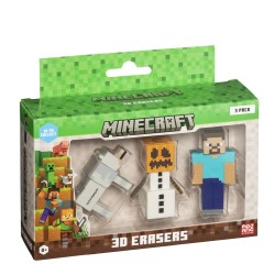 Σετ γομών 3D Minecraft MC4021B 3 Τεμάχια