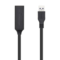 Αντάπτορας USB Aisens A105-0408 Μαύρο 10 m USB 3.0