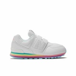 Παιδικά Aθλητικά Παπούτσια New Balance 574 Core Hook Loop Λευκό Παιδικά Aθλητικά Παπούτσια New Balance 574 Core Hook Loop Λευκό