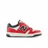 Παιδικά Aθλητικά Παπούτσια New Balance 480 HOOK LOOP Λευκό Κόκκινο Ντομάτα