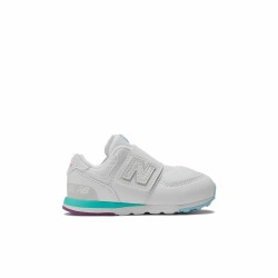 Παιδικά Aθλητικά Παπούτσια New Balance 574 NEW-B HOOK LOOP Λευκό