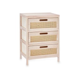 Σιφονιέρα Gift Decor Rattan Φυσικό 40 x 58 x 29 cm 3 συρτάρια