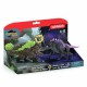 Εικόνες σε δράση Schleich Dark Lynx vs Stone Crusher Duo Figurines