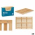 Χαλάκι μπάνιου Berilo Φυσικό Bamboo 62 x 2 x 45 cm 45 x 62 x 62 cm (12 Μονάδες)