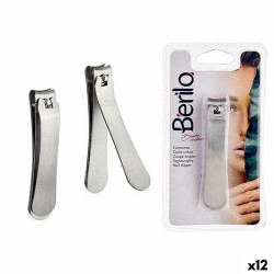 Νυχοκόπτες Berilo 1703240 Ασημί Μέταλλο (12 Μονάδες)