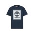 Ανδρική Μπλούζα με Κοντό Μανίκι Timberland Stack Logo Μαύρο
