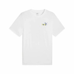 Ανδρική Μπλούζα με Κοντό Μανίκι Puma Graphics Puma Sports Club Λευκό