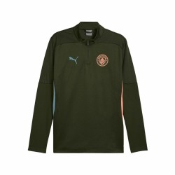 Μπλουζάκι Γυμναστικής για Ενήλικες Puma Manchester City 24/25 Training Ελαιόλαδο
