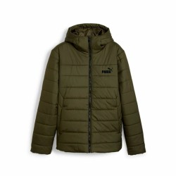 Ανδρικό Aθλητικό Mπουφάν Puma Essentials Hooded Padded Σκούρο πράσινο