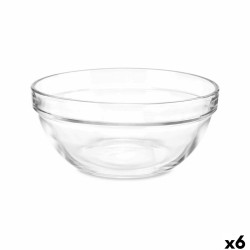 Μπολ για Ανάμιξη Vivalto 76760 Διαφανές Γυαλί 14 x 6,5 x 14 cm x6