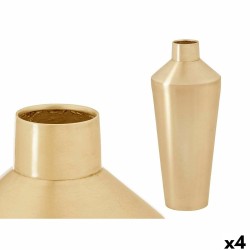 Βάζο 10219-SG Χρυσό Σίδερο 16 x 40 x 16 cm (4 Μονάδες)