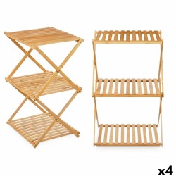 Ράφια CH68220-5 Φυσικό Bamboo 40 x 62 x 33,5 cm (4 Μονάδες)