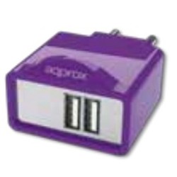 Powerbank approx! APPUSBWALL21P Μοβ