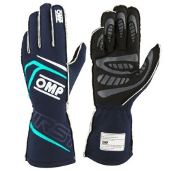 Karting Gloves OMP MY2025 Μπλε Ναυτικό Μπλε FIA 8856-2018