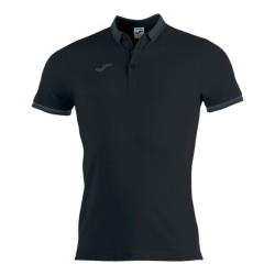 Ανδρική Μπλούζα Polo με Κοντό Μανίκι Joma Sport Bali II Μαύρο