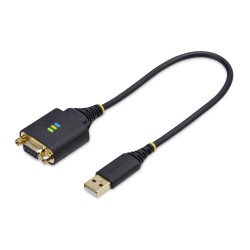 Καλώδιο USB Startech 1P1FFCN-USB-SERIAL Μαύρο 30 cm