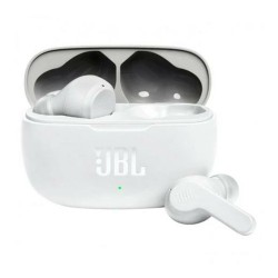 Bluetooth Ακουστικά με Μικρόφωνο JBL Λευκό