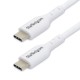 Καλώδιο USB-C Startech USB2CC1MNCWHE Λευκό 1 m