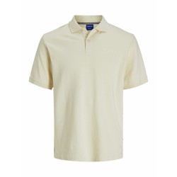 Ανδρική Μπλούζα Polo με Κοντό Μανίκι Jack & Jones JORFREDERIKSBERG Μπεζ