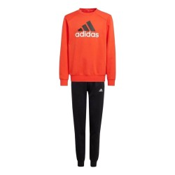 Παιδική Αθλητική Φόρμα Adidas JUNIOR ESSENTIALS BIG LOGO FLEECE TRACKSUIT IX9517 Κόκκινο