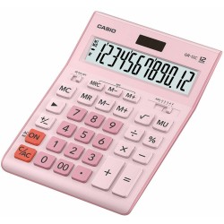 Αριθμομηχανή Casio GR-12C-PK-W-EP Ρητίνη