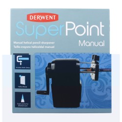 Ξύστρα DERWENT Super Point Μαύρο Μέταλλο